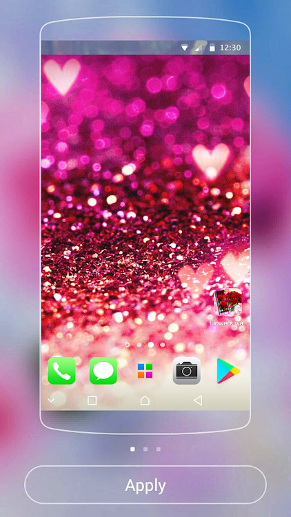 Glitter wallpapers - Cute back - 5 - (Android)