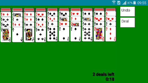 Solitaire Screen 2