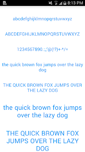 Color Fonts for FlipFont Screenshot