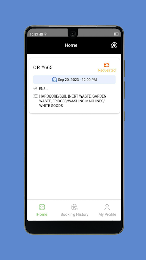 The Waste Collector App Screen 3