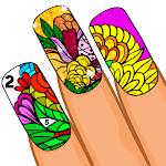 Cover Image of Download Glitter Acrylic Nails Color by Number-Nail Polish 2.6 APK