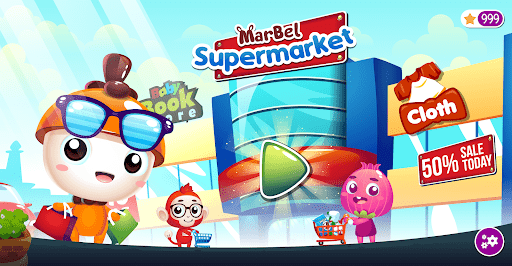 Screenshot of Marbel Supermarket Kids Games