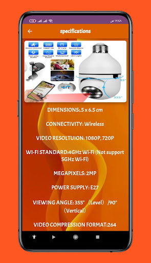 Wifi Light Bulb Camera Guide Screen 3