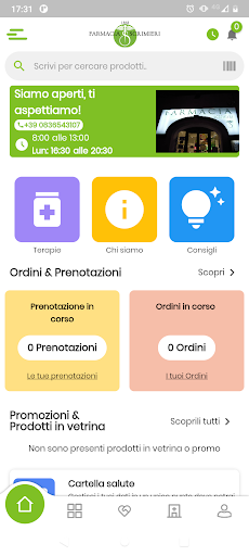 Android application Farmacia Scrimieri screenshort