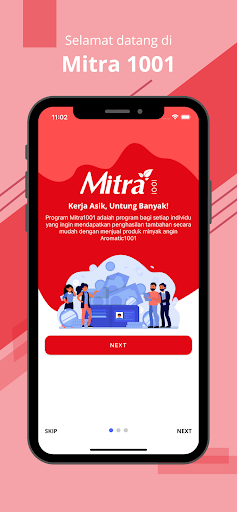 Android application Mitra 1001 screenshort