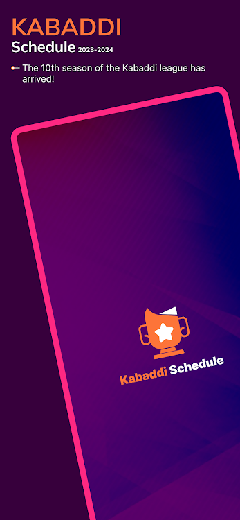 Kabaddi Schedule Pro 2023-2024 - 1.0.5 - (Android)