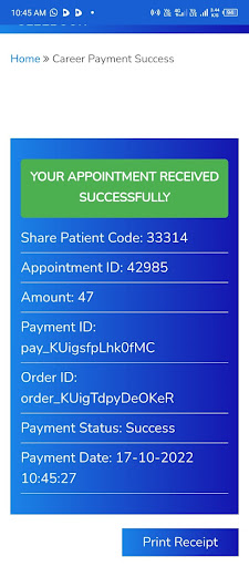 Cleebook -Hospital Booking App Screen 3
