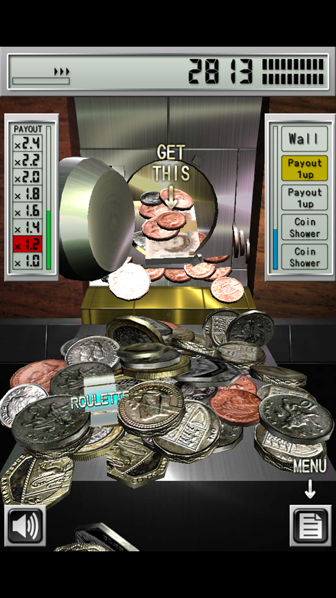 Android application MONEY PUSHER GBP screenshort