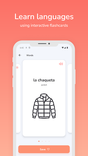 Android application Learn Languages screenshort