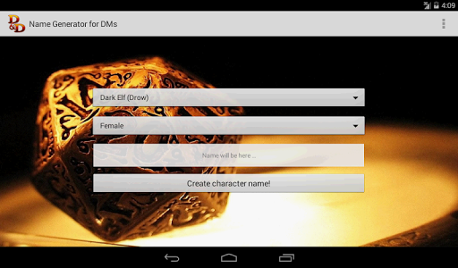 DandD Names Generator