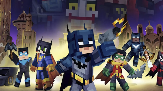 Batman Super-herói Minecraft