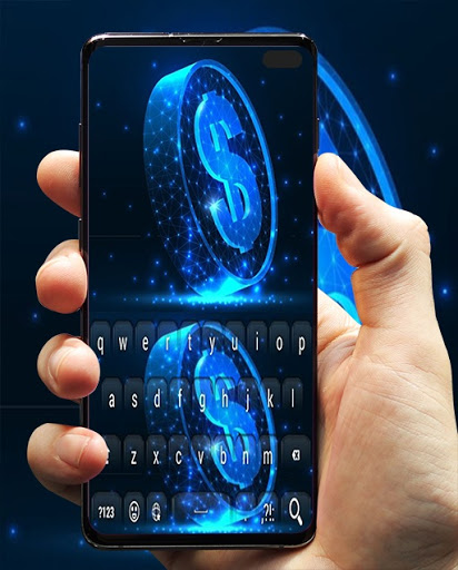 Dollar Symbol in Diamonds Keyb