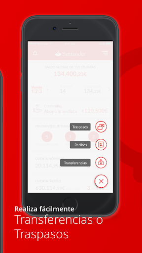 Santander Empresas BETA Screen 3