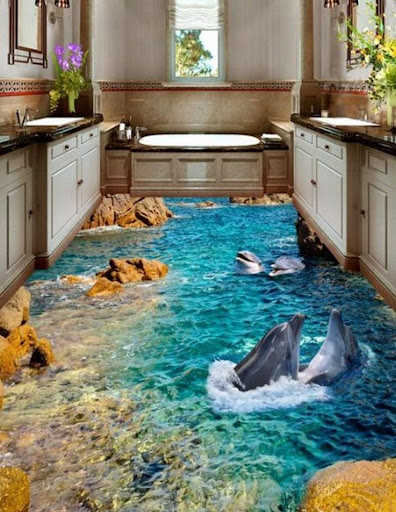 Unique 3D Floor Decor Screen 3