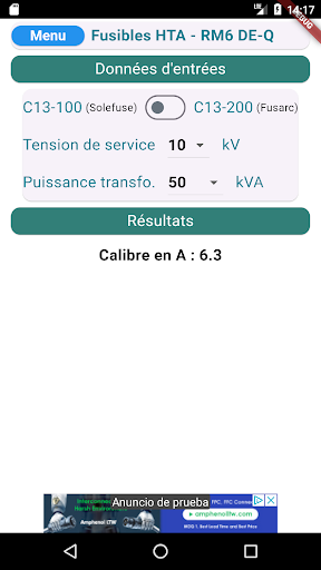 Fusibles HTA Screen 2