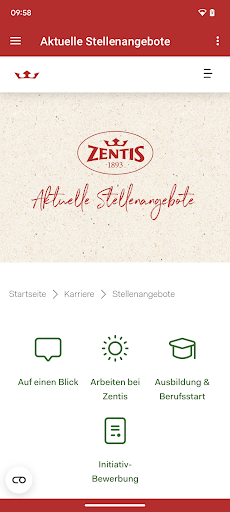 Mein Zentis Screen 2