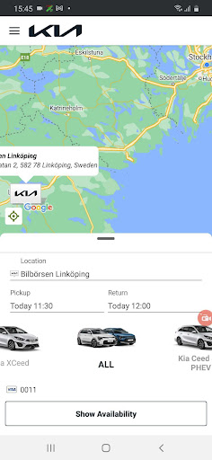 Android application Hyr & Dela screenshort