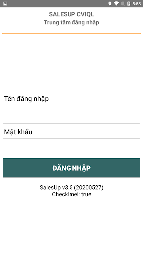 Android application SalesUp CVIQL screenshort