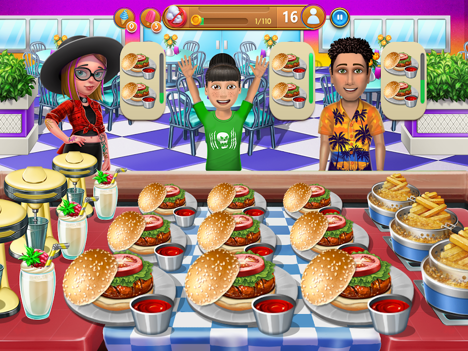 #9. Virtual Families: Cook Off (Android) By: Gogii Games Corp.