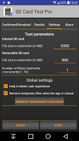 screenshot of SD Card Test Pro