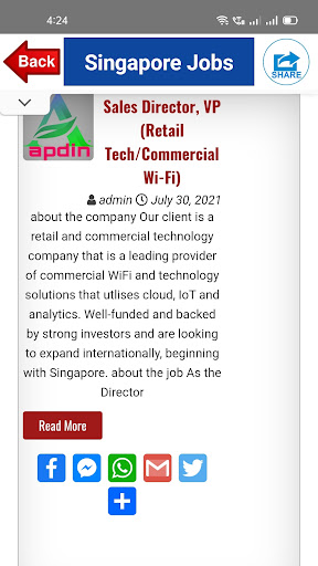 Singapore Jobs Screen 2