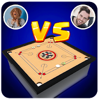 Carrom Board Offline : Two Players