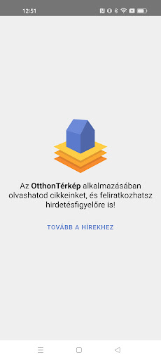 Android application OtthonTérkép screenshort