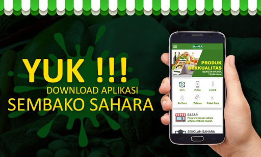 Android application Sembako Sahara screenshort
