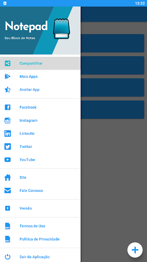 Android application Notepad screenshort