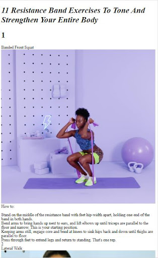 How to Resistance Band Exercis Screen 3
