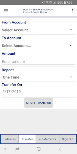Putnam School Employees FCU Screen 3