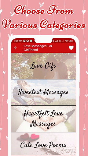 Code Triche Love Messages for Girlfriend ♥ Flirty Love Letters (Astuce) APK MOD screenshots 1