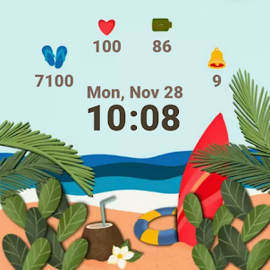 Summer Watch Face Animated