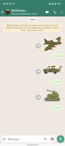 Military Stickers for WhatsApp Screen 2