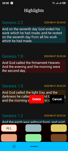 Android application Offline English Bible screenshort