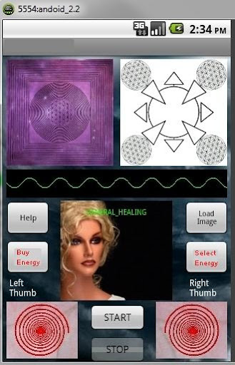 Android application Chi Energy screenshort