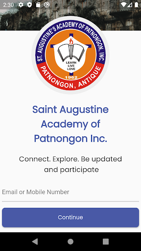 SAAPI Mobile App Screen 2