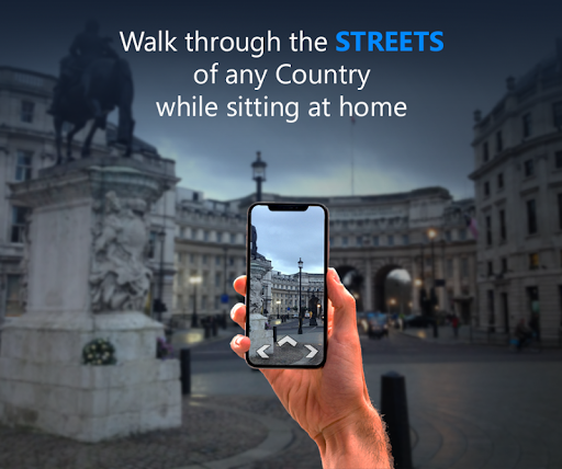 Android application Street View: Live Earth Map screenshort