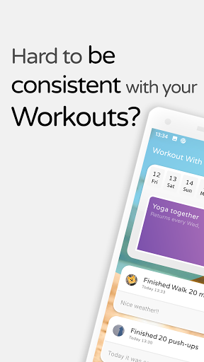 Android application Workout With Me screenshort