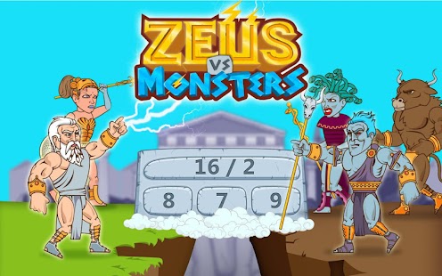 Math Games - Zeus vs. Monsters Screenshot