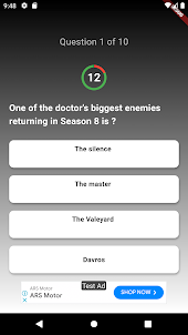 Doctor Who Trivia Quiz