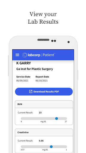 Labcorp | Patient screenshot for Android