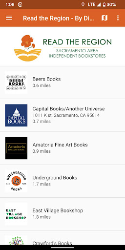 Android application Read the Region screenshort