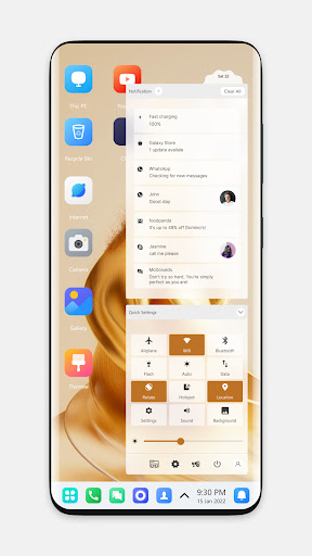 Reno 9 theme for launcher Screenshot 4 - AppWisp.com