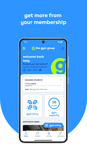 Android application The Gym Group screenshort