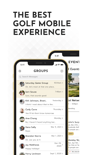 Android application Hone Golf screenshort