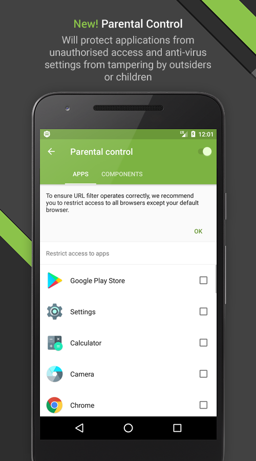 Android application Dr.Web Security Space screenshort