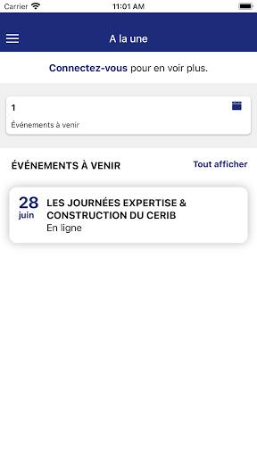 Android application JECs - J'Entre En Contact screenshort