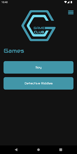 Android application Betso's Game Club screenshort