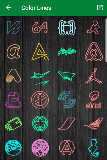 Color lines - Icon Pack